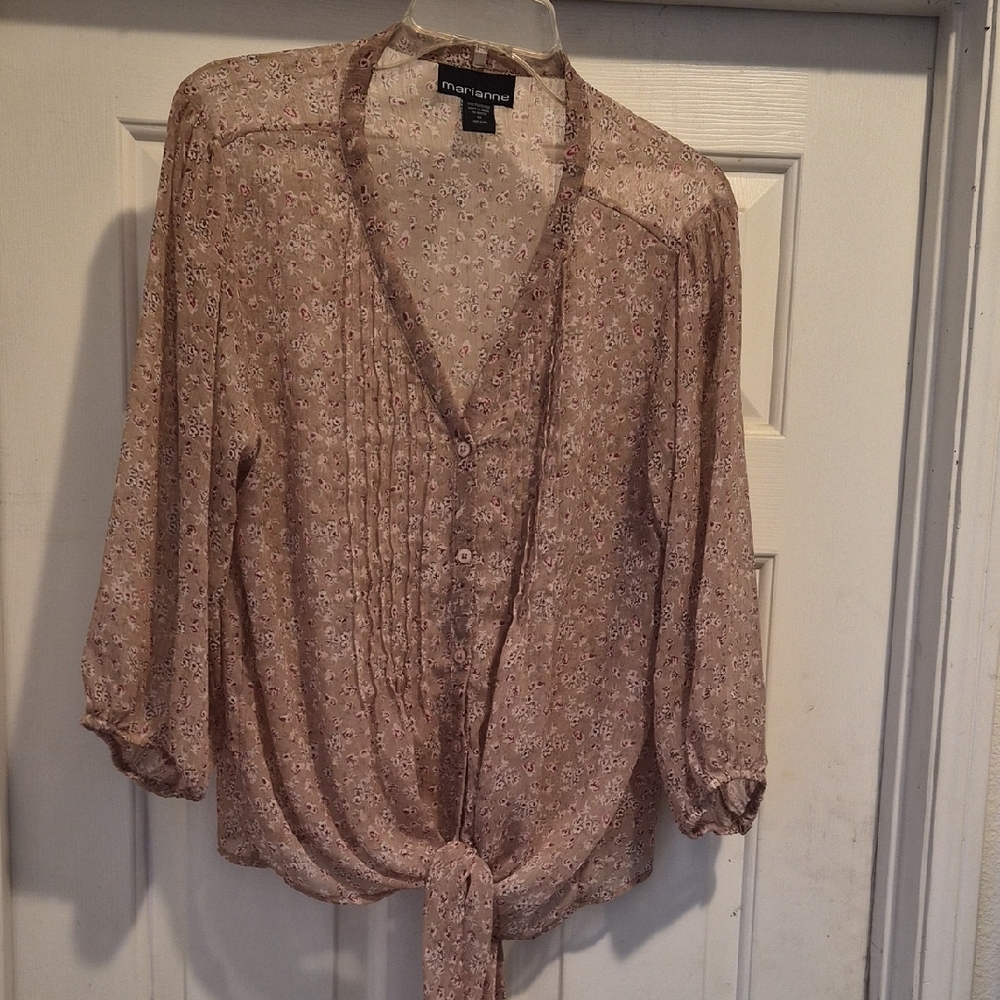 Arianne Pink Floral Blouse